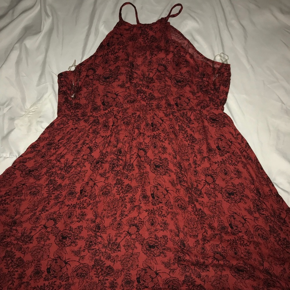 Red Halter Dress